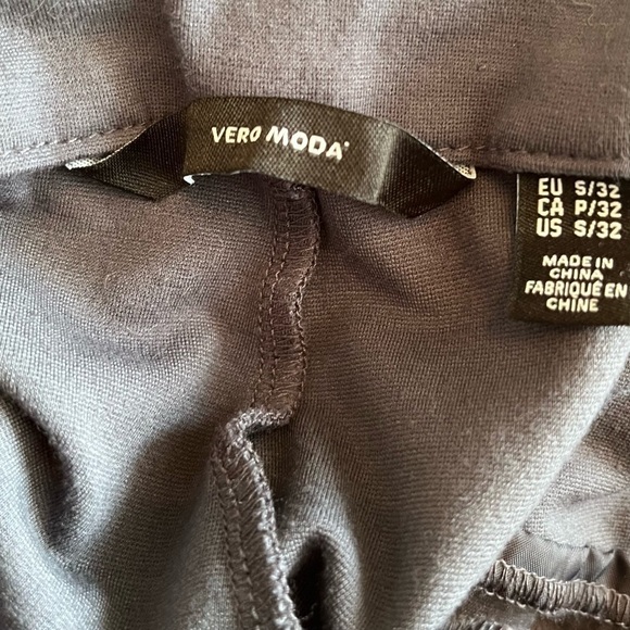 VERO Moda Grey Belted Pants Size S - Picture 3 of 5